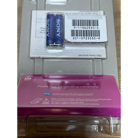 New‎ Sealed NOS Sony Microcassette Recorder Clear Voice Plus & VOR M-570V - Picture 5 of 5